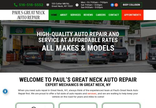 Paul's Great Neck Auto Repair capture - 2024-04-12 05:37:41