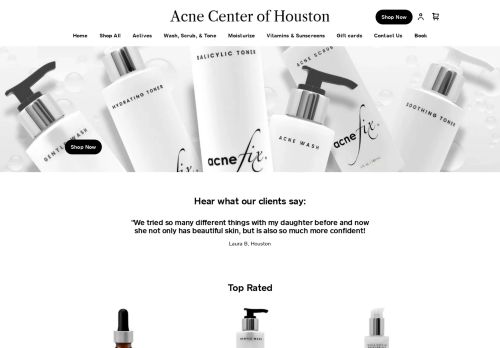 Acne Center Of Houston capture - 2024-04-12 07:07:10