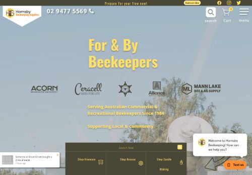 Hornsby Beekeeping Supplies capture - 2024-04-12 09:34:42