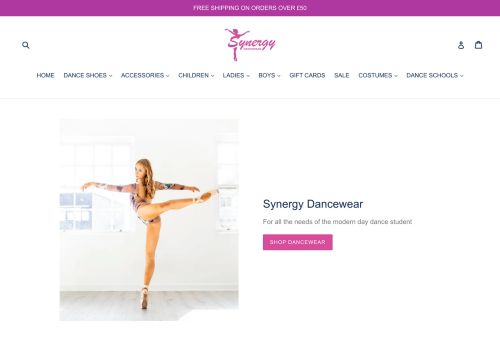 Synergy Dancewear capture - 2024-04-12 12:51:03
