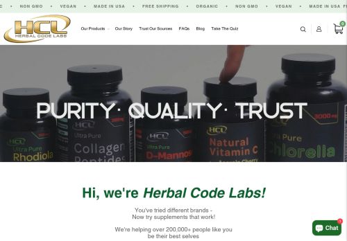 Herbal Codes Lab Nutrition capture - 2024-04-12 23:19:18