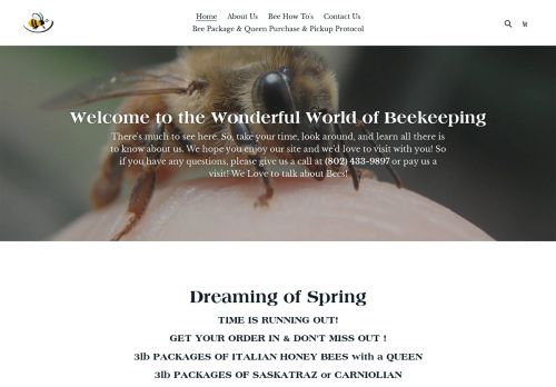 Vermont Beekeeping Supply capture - 2024-04-13 08:41:08