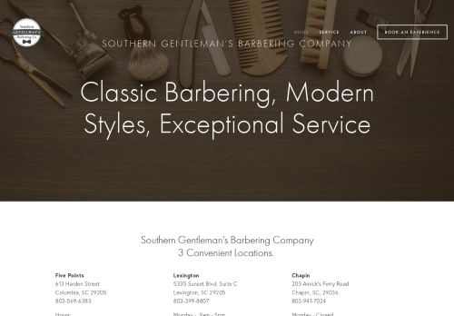 Southern Gentleman's Barbering capture - 2024-04-14 06:45:29