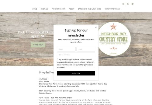 Neighbor Boy Farm And Country Store capture - 2024-04-14 12:24:50