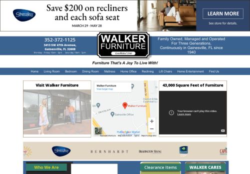 Walker Furniture Gainesville capture - 2024-04-14 16:37:55