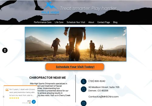 Mile High Sports Chiropractic capture - 2024-04-15 02:17:32