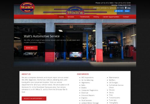 Walt's Automotive Service capture - 2024-04-15 09:38:32