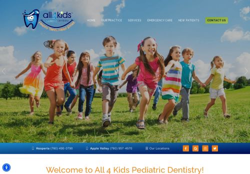 All 4 Kids Pediatric Dentistry capture - 2024-04-18 12:39:51