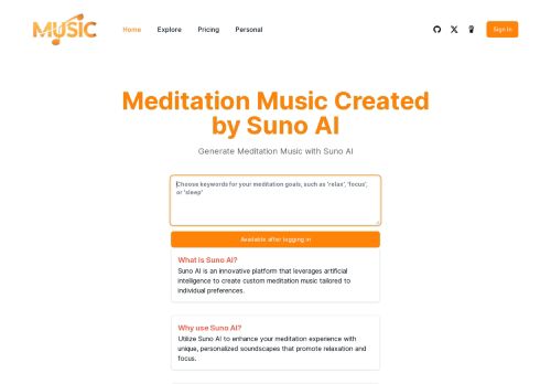 Meditation Music Created By Sunoai capture - 2024-04-18 16:02:35