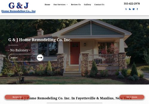 G & J Home Remodeling Co. Inc. capture - 2024-04-18 18:21:45