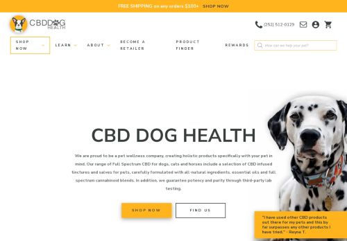 CBD Dog Health capture - 2024-04-18 20:32:11