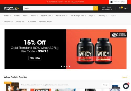 Discount Supplements capture - 2024-04-18 21:32:46