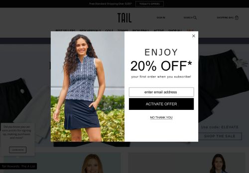 Tail Activewear Exclusive Offer capture - 2024-04-19 19:29:23