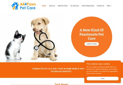 All 4 Paws Pet Care capture - 2024-04-24 02:52:17