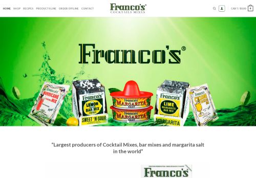 Franco's Cocktail Mixes capture - 2024-04-24 04:33:44