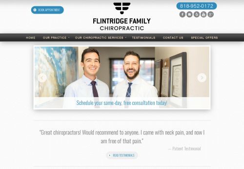 Flintridge Family Chiropractic capture - 2024-04-24 13:20:00