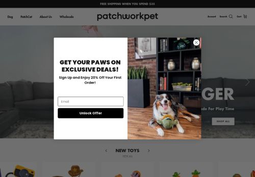 Patchwork Pet Dog Toys capture - 2024-04-25 11:25:10