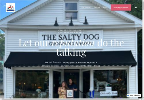 The Salty Dog Grooming Shoppe capture - 2024-04-26 10:48:28