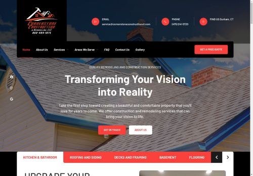 Cornerstone Construction and Remodeling capture - 2024-04-26 23:53:03