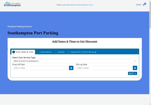 Southampton Port Parking Services UK capture - 2024-04-27 10:06:48