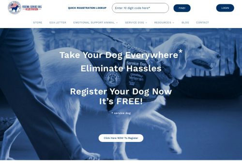 Federal Service Dog Registration capture - 2024-04-27 13:05:51