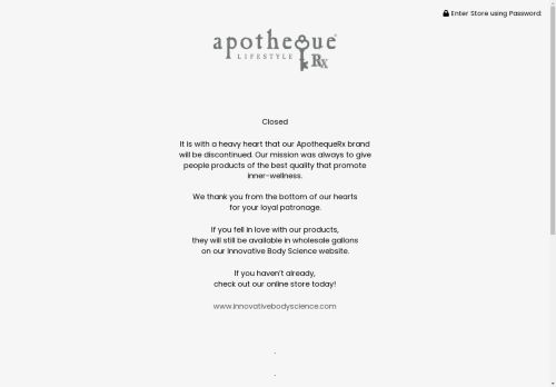 Apotheque Spa capture - 2024-04-27 23:16:32