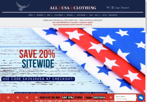 All USA Clothing capture - 2024-04-28 03:45:00