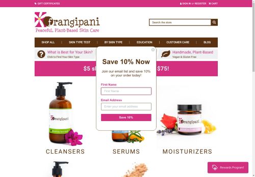 Frangipani Body Products capture - 2024-04-29 11:47:08