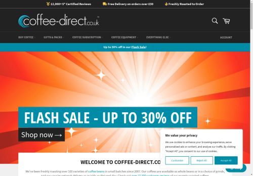 Coffee Direct co uk capture - 2024-04-29 18:14:24