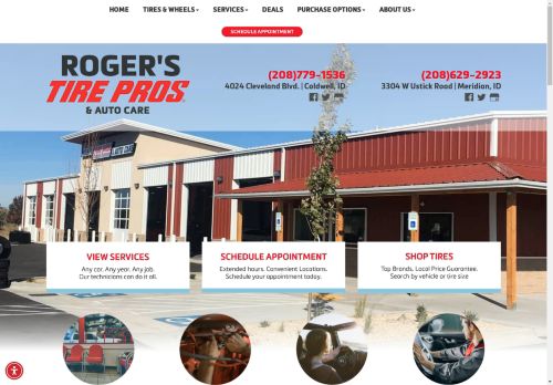 Roger's Tire Pros & Auto Care Center capture - 2024-05-02 05:30:55