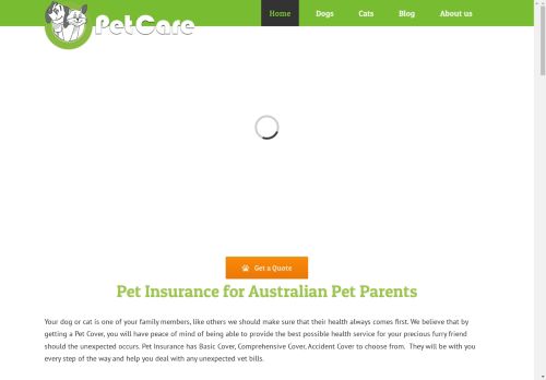 Pet Care Pet Insurance capture - 2024-05-22 14:48:47