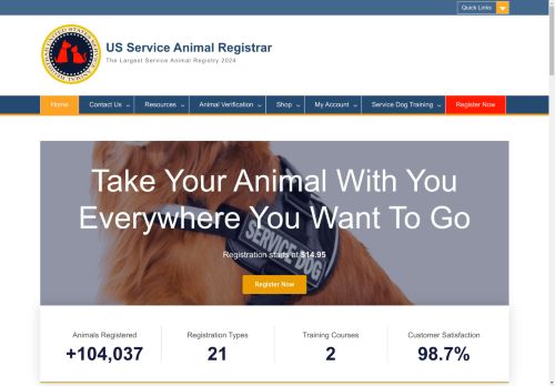 Us Service Animal Registrar capture - 2024-05-22 16:36:27