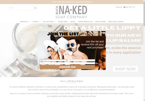 Buck Naked Soap Company capture - 2024-05-24 12:27:58