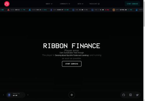 Ribbon Finance capture - 2024-07-27 04:39:46