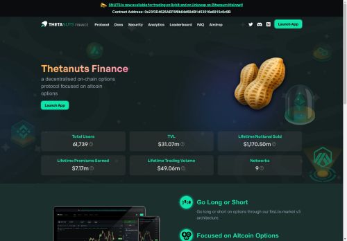 Thetanuts Finance capture - 2024-07-27 04:51:56