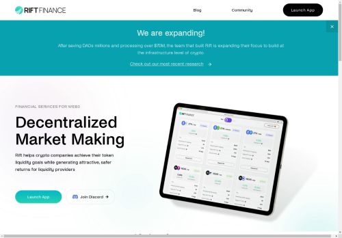 Rift Finance capture - 2024-07-27 05:39:39