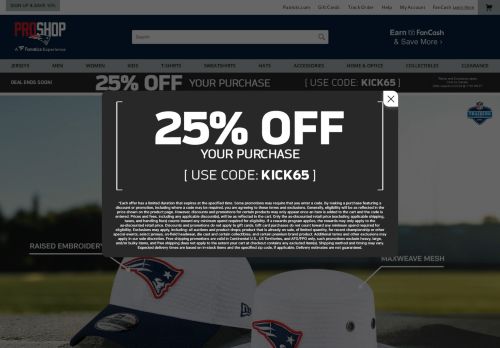 Patriots Pro Shop capture - 2024-08-02 09:36:31