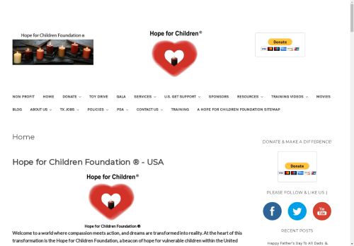 hopeforchildren.biz capture - 2024-08-09 06:37:44