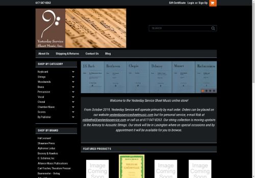 yesterdayservicesheetmusic.com capture - 2024-08-10 01:32:08