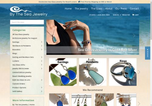 seaglassjewelrybythesea.com capture - 2024-08-10 05:25:02