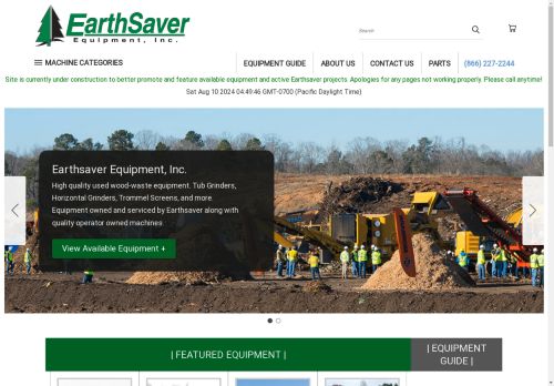 earthsaverequipment.com capture - 2024-08-10 07:50:00