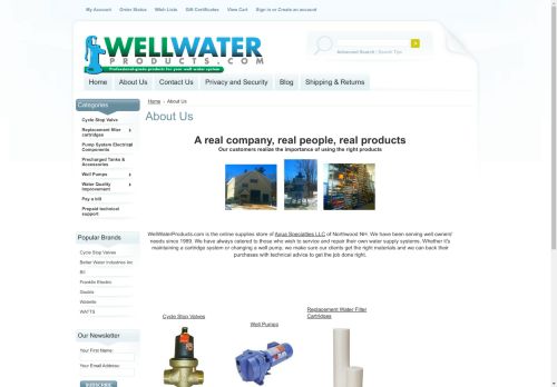 wellwaterproducts.com capture - 2024-08-10 18:01:17