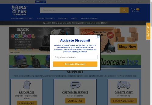 usaclean.com capture - 2024-08-11 03:11:24