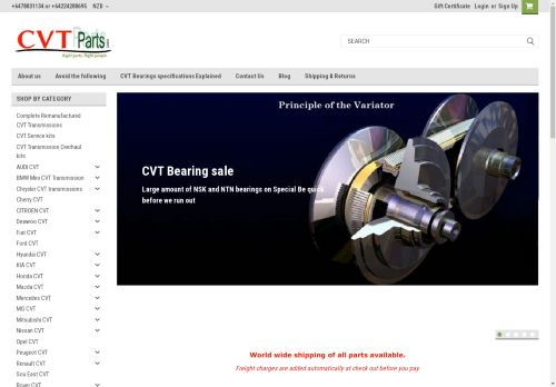 cvtbearings.com capture - 2024-08-13 22:43:36