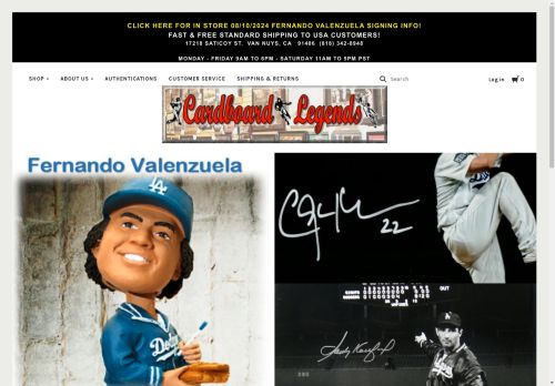 cardboardlegendsonline.com capture - 2024-08-14 02:38:00