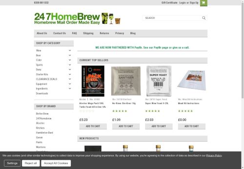 the247homebrewshop.com capture - 2024-08-14 02:44:08