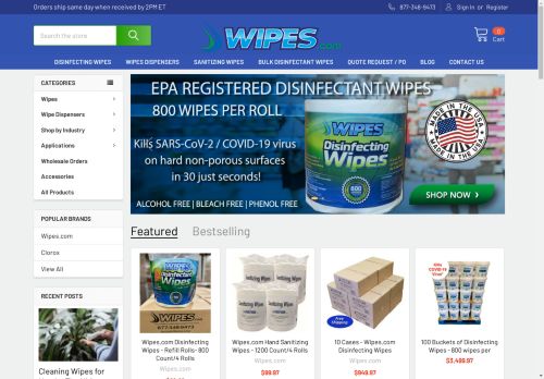 fitwipesdisinfectantwipes.com capture - 2024-08-14 05:26:54