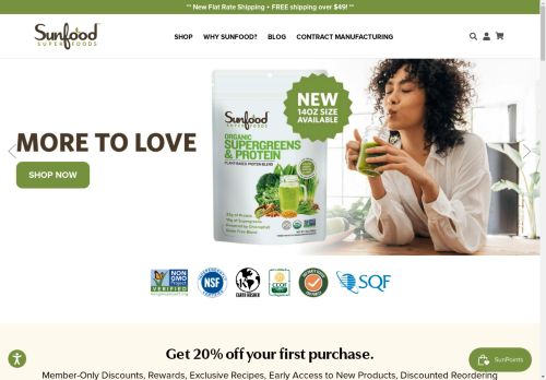 sunfoodnutrition.com capture - 2024-08-14 12:56:36