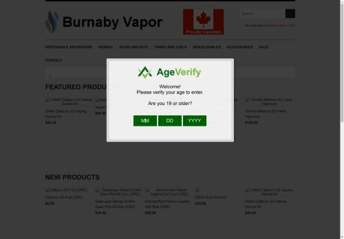 newwestvape.com capture - 2024-08-15 02:52:48