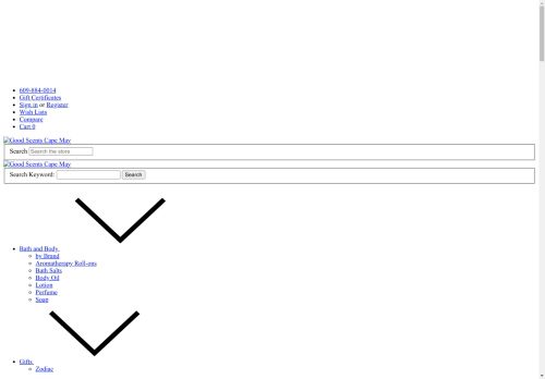 goodscentscapemay.com capture - 2024-08-15 07:49:02